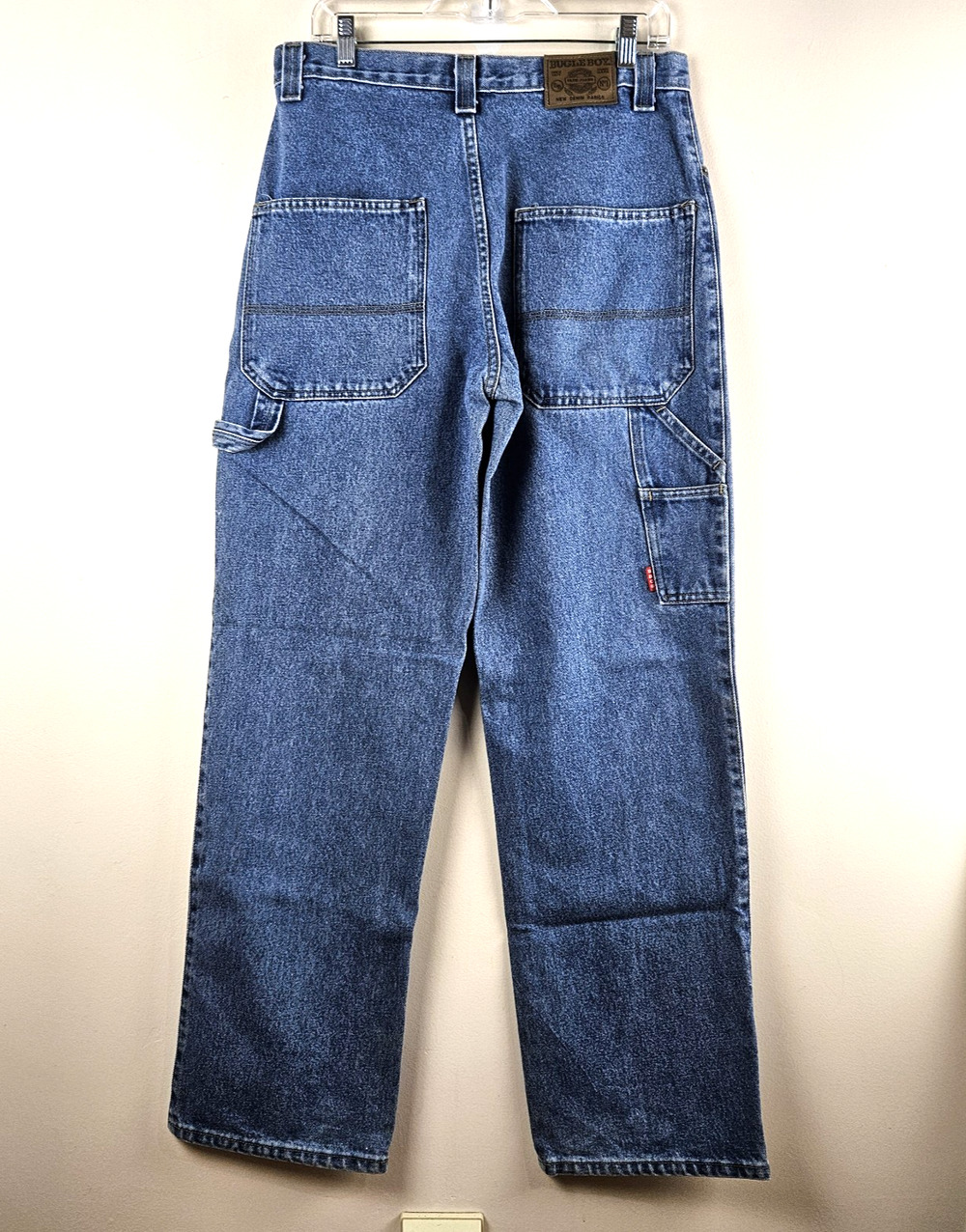 VTG 90s Bugle Boy 752 Carpenter Jeans 32x32 BAGGY Wide Leg Skate Denim Mexico